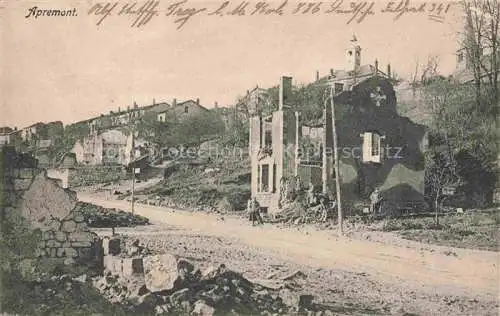 AK / Ansichtskarte Apremont Vouziers 08 Ardennes Ruines Grande Guerre Truemmer 1. Weltkrieg