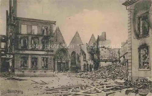 AK / Ansichtskarte Donchery SEDAN 08 Ardennes Ruines Grande Guerre Truemmer 1. Weltkrieg Nr. 42