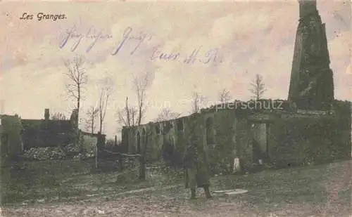 AK / Ansichtskarte Les Granges SEDAN 08 Ardennes Ruines Grande Guerre Truemmer 1. Weltkrieg