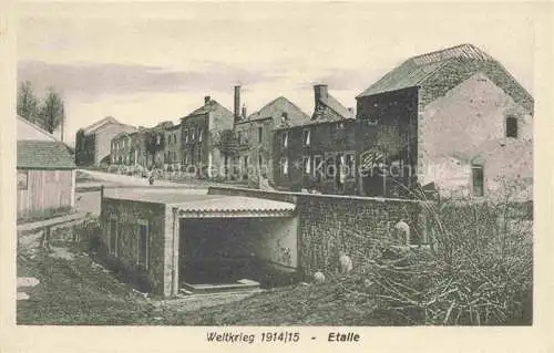 AK / Ansichtskarte Etalle Charleville-Mezieres 08 Ardennes Ruines Grande Guerre Truemmer 1. Weltkrieg Nr. 354