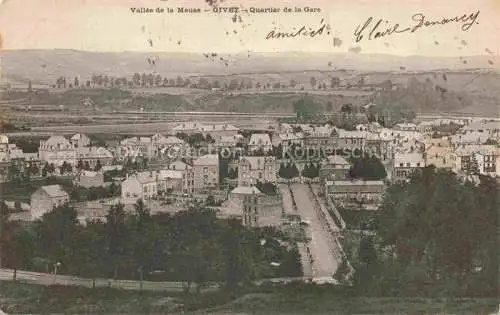 AK / Ansichtskarte Givet Charleville-Mezieres 08 Ardennes Vue panoramique Quartier de la Gare