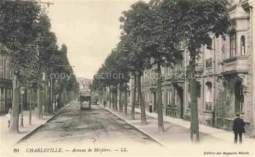 AK / Ansichtskarte CHARLEVILLE -MEZIERES 08 Ardennes Avenue de Mézières Tram