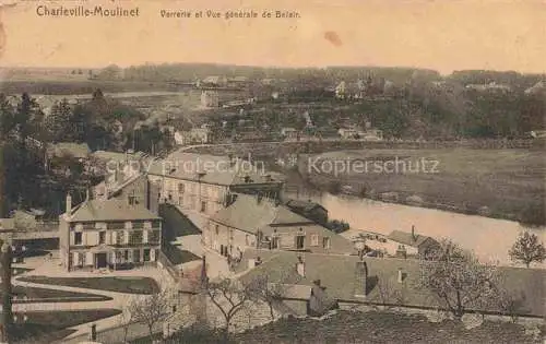 AK / Ansichtskarte Moulinet CHARLEVILLE-MEZIERES 08 Ardennes Verrerie et vue générale de Belair