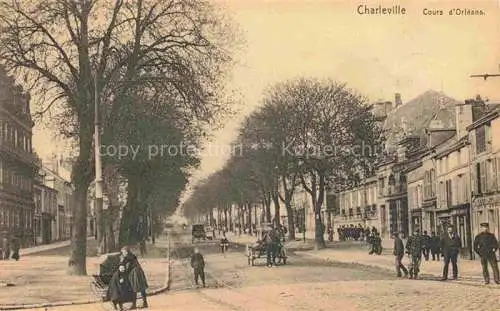 AK / Ansichtskarte CHARLEVILLE -MEZIERES 08 Ardennes Cours d'Orléans