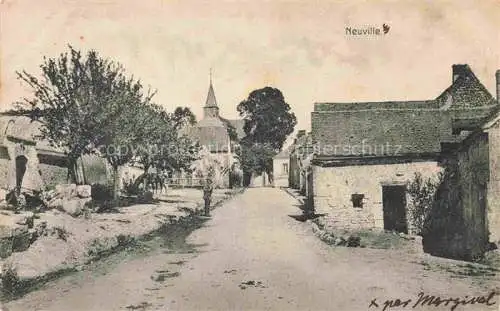 AK / Ansichtskarte Neuville-Saint-Amand Saint-Quentin 02 Aisne Strassenpartie Feldpost