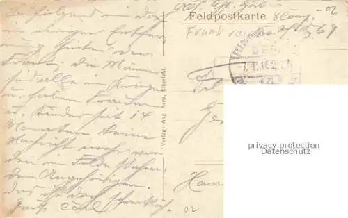 AK / Ansichtskarte Montaigu LAON 02 Aisne Strassenpartie Feldpost