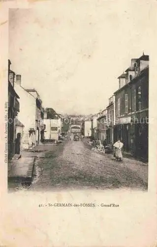 AK / Ansichtskarte St-Germain-des-Fosses VICHY 03 Allier Grand Rue