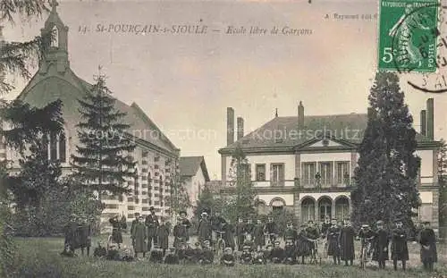 AK / Ansichtskarte St-Pourcain-sur-Sioule Moulins 03 Allier Ecole libre de Garcons