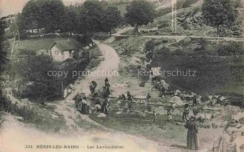 AK / Ansichtskarte Neris-les-Bains Montlucon 03 Allier Les Lavandieres
