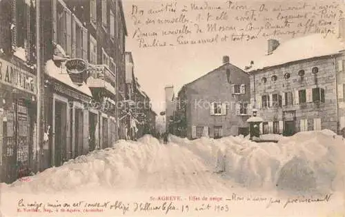 AK / Ansichtskarte St-Agreve Tournon 07 Ardeche Effet de neige