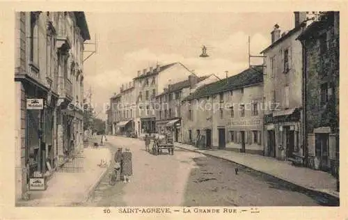 AK / Ansichtskarte Saint-Agreve Tournon 07 Ardeche La Grande Rue