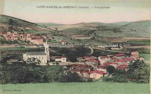 AK / Ansichtskarte Saint-Marcel-les-Annonay Tournon 07 Ardeche Vue generale