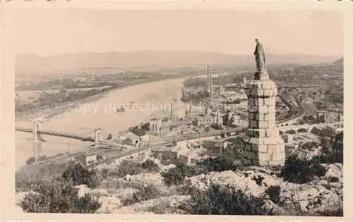 AK / Ansichtskarte Le Pouzin Privas 07 Ardeche Vue generale