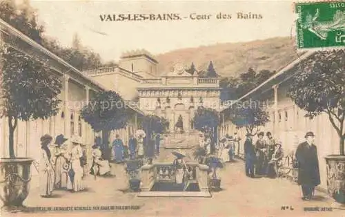 AK / Ansichtskarte Vals-les-Bains Largentiere 07 Ardeche Cour des Bains