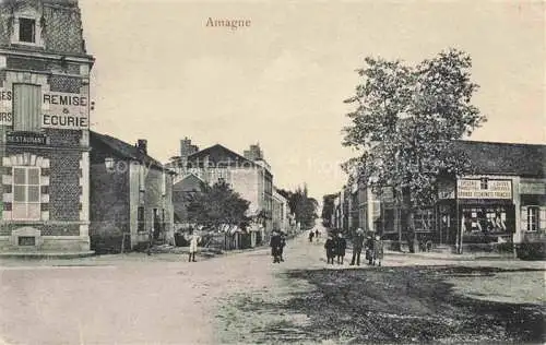 AK / Ansichtskarte Amagne RETHEL 08 Ardennes Ortspartie