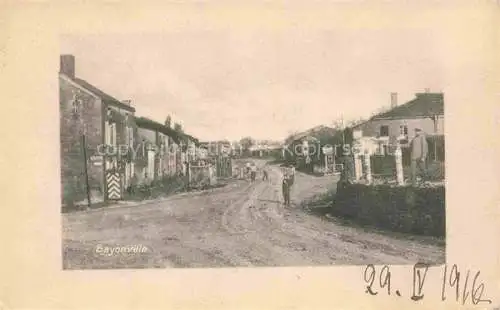 AK / Ansichtskarte Bayonville Vouziers 08 Ardennes Dorfstrasse