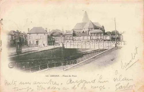 AK / Ansichtskarte Le Chesne Vouziers 08 Ardennes Place du Pont
