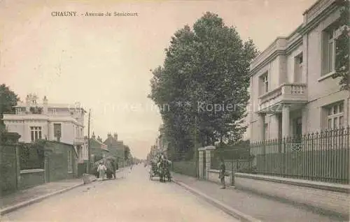 AK / Ansichtskarte Chauny LAON 02 Aisne Avenue de Senicourt