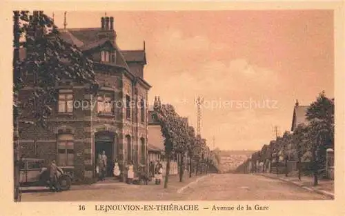 AK / Ansichtskarte Le Nouvion-en-Thierache Vervins 02 Aisne Avenue de la Gare