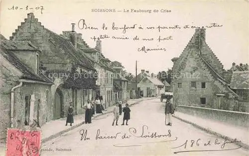 AK / Ansichtskarte Sissonne LAON 02 Aisne Le Foubourg de Crise
