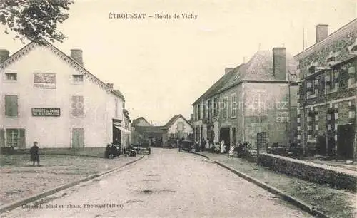 AK / Ansichtskarte Etroussat Moulins 03 Allier Route de Vichy