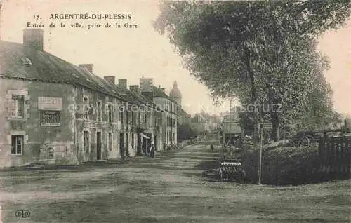 AK / Ansichtskarte Argentre-du-Plessis Rennes 35 Ille-et-Vilaine Entree de la ville prise de la Gare