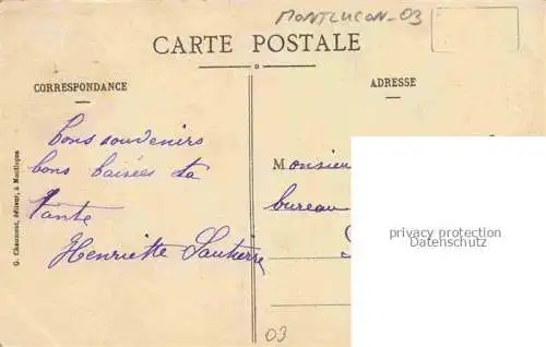 AK / Ansichtskarte MONTLUCON 03 Allier Louis Coulon Mouleur aux Usines St Jacques 