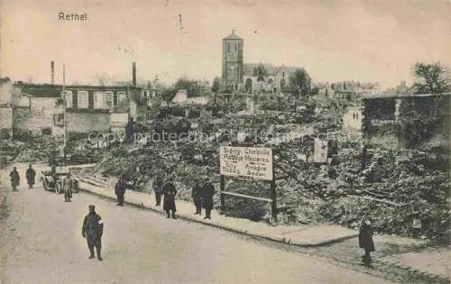 AK / Ansichtskarte RETHEL 08 Ardennes Ortsmotiv mit Kirche