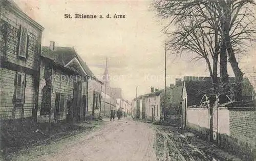 AK / Ansichtskarte St-Etienne-a-Arnes Vouziers 08 Ardennes Strassenbild