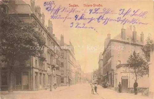 AK / Ansichtskarte SEDAN 08 Ardennes Thiers Strasse