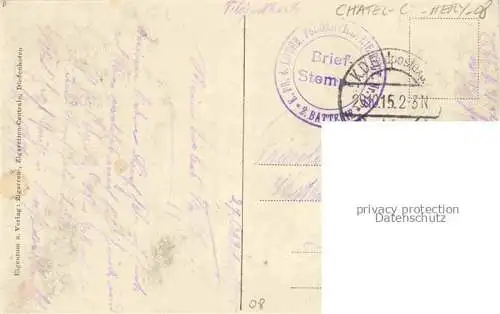 AK / Ansichtskarte Chatel-Chehery Vouziers 08 Ardennes Panorama