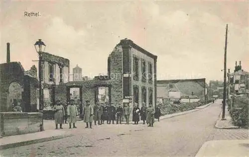 AK / Ansichtskarte RETHEL 08 Ardennes Zerstoertes Dorf in WK1