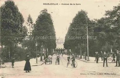 AK / Ansichtskarte CHARLEVILLE -MEZIERES 08 Ardennes Avenue de la Gare