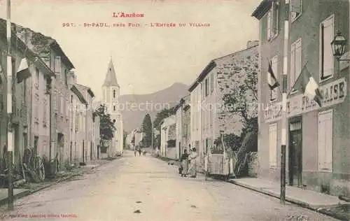 AK / Ansichtskarte Saint-Paul-de-Jarrat FOIX 09 Ariege Entree du Village