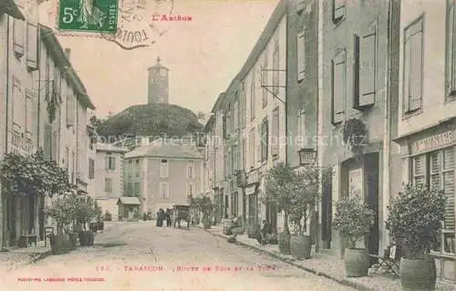 AK / Ansichtskarte Tarascon ARLES 13 Bouches-du-Rhone Route de Foix et la Tour