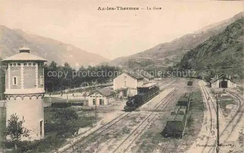 AK / Ansichtskarte Ax-les-Thermes Ax-les-Hermes FOIX 09 Ariege La Gare