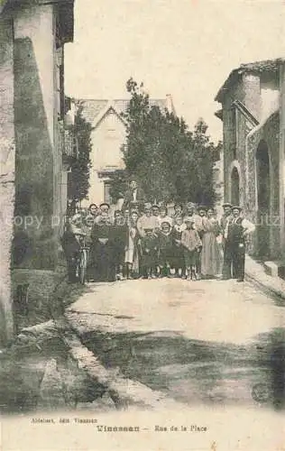 AK / Ansichtskarte Vinassan Narbonne 11 Aude Rue de la Place