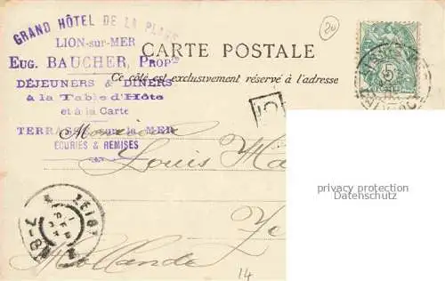 AK / Ansichtskarte Lion-sur-Mer CAEN 14 Calvados Vue generale