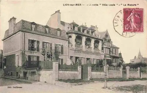 AK / Ansichtskarte Lion-sur-Mer CAEN 14 Calvados La Javotte Villa Louis La Mazure