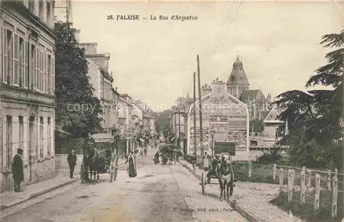 AK / Ansichtskarte Falaise  CAEN 14 Calvados La Rue d'Argentan