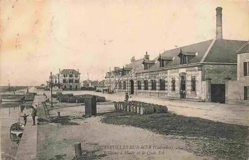 AK / Ansichtskarte Courseulles-sur-Mer CAEN 14 Calvados Usine a Huile et le Quai Est