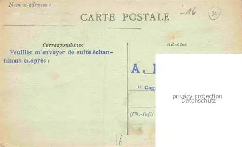 AK / Ansichtskarte Chateauneuf-sur-Charente Cognac 16 Charente Vue des Etablissements