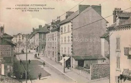 AK / Ansichtskarte AURILLAC 15 Cantal Avenue de la Republique et la Patte d'Oie