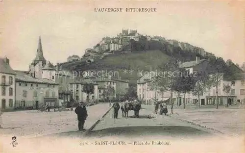 AK / Ansichtskarte Saint-Flour 15 Cantal Place du Faubourg