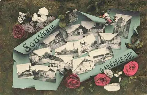 AK / Ansichtskarte Arnay-le-Duc 21 Cote-d Or Souvenir de la ville vues d'ensemble