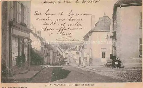 AK / Ansichtskarte Arnay-le-Duc 21 Cote-d Or Rue St. Jacques