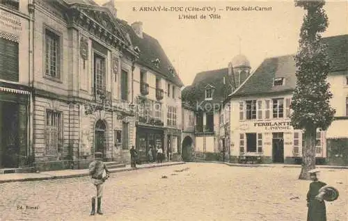 AK / Ansichtskarte Arnay-le-Duc 21 Cote-d Or Place Sadi-Carnot Hôtel de Ville