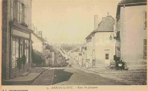 AK / Ansichtskarte Arnay-le-Duc 21 Cote-d Or Rue St. Jacques