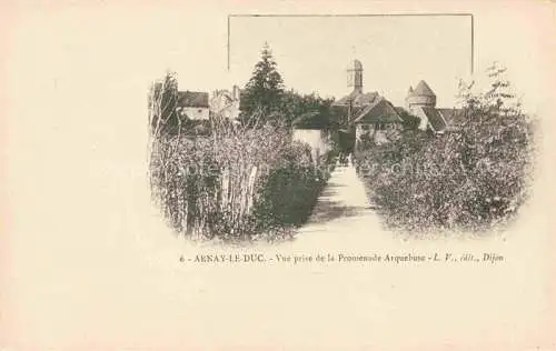 AK / Ansichtskarte Arnay-le-Duc 21 Cote-d Or Vue prise de la Promenade Arquebuse