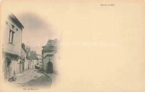 AK / Ansichtskarte Arnay-le-Duc 21 Cote-d Or Rue Saint Honoré